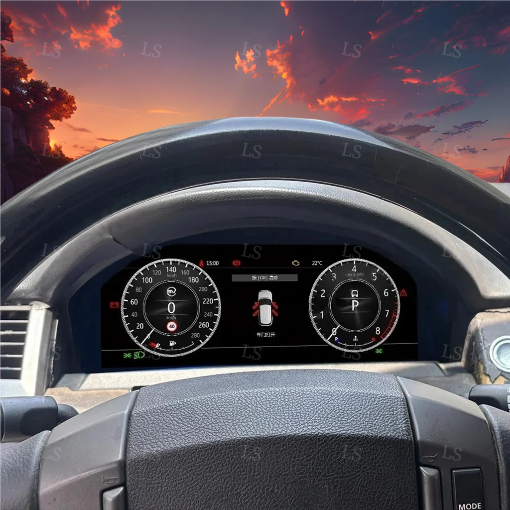 

LCD Digital Cluster Update For Land Rover Range Rover Sport/Discovery 3 05-09 Instrument Speedometer Odometer Dashboard Display