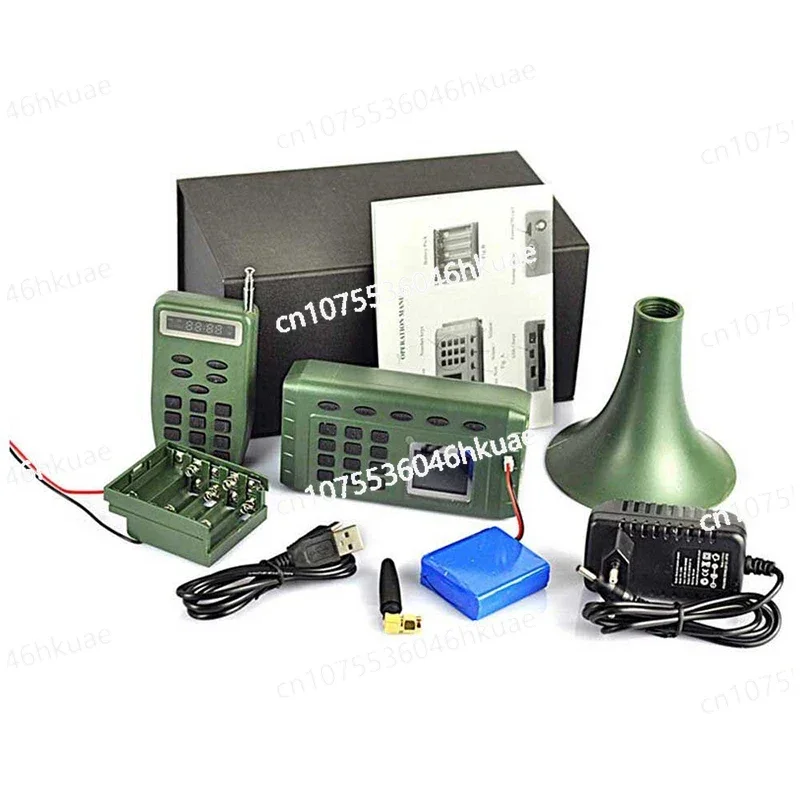 

Optional Remote Control LCD Display Loud Speaker Sounds Caller Mp3 Player Outdoor Electronic Farm Birdsound Device 17 Keys