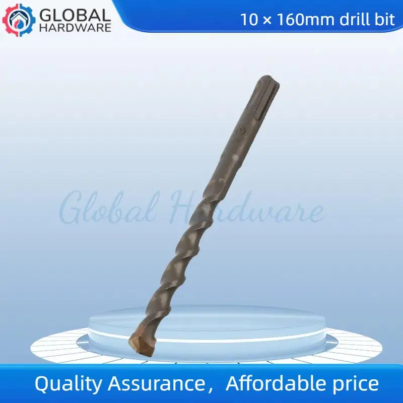 

Две ямы и две канавки для сверления стен, прочный, 1 шт., 10 мм, электрическая ударная дрель с круглой головкой, 160 мм, сверление бетона