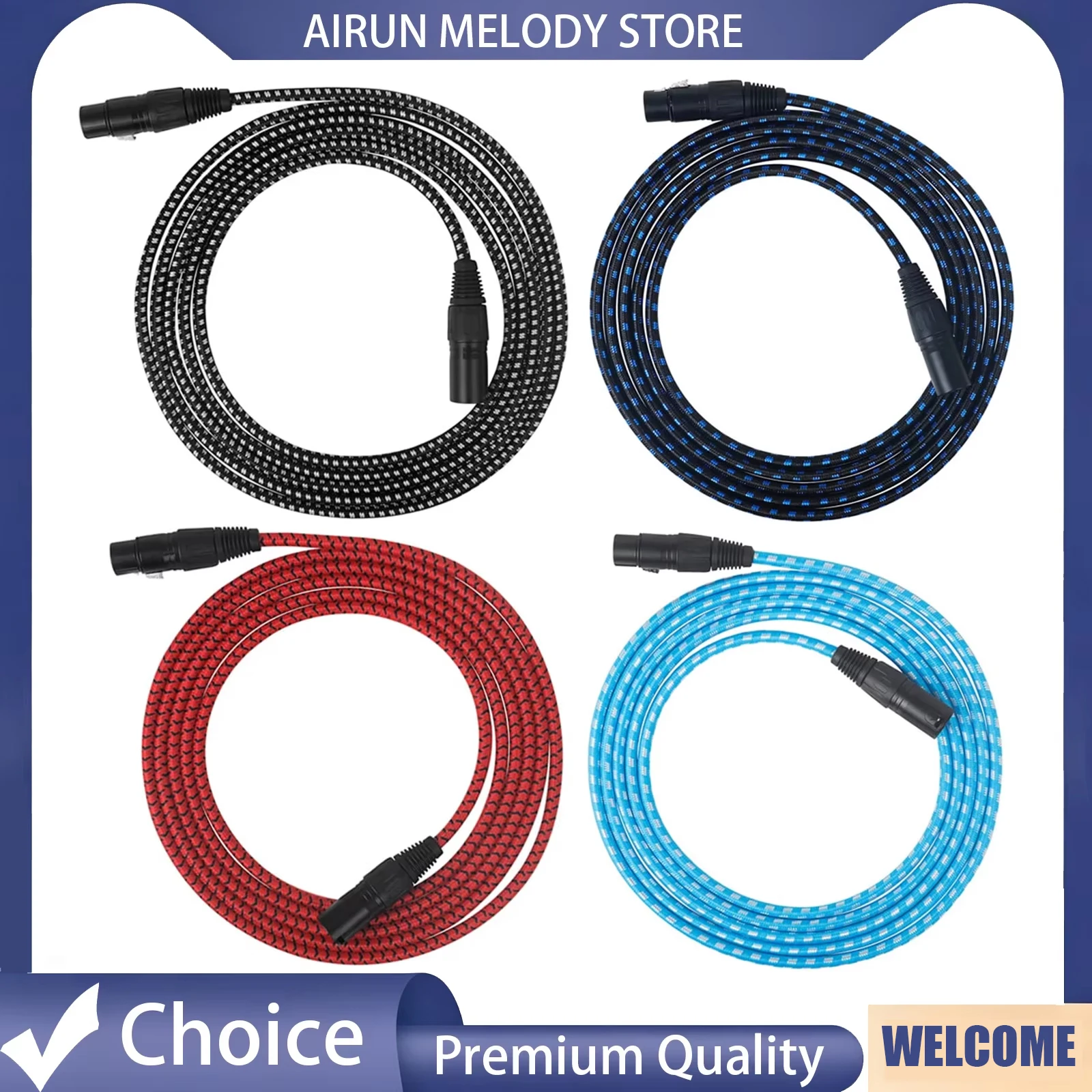 3M Audio Connection Cable HK · LADE GT130XLR Microphone Audio Connecting Line Guitar Performance Noise Reduction System