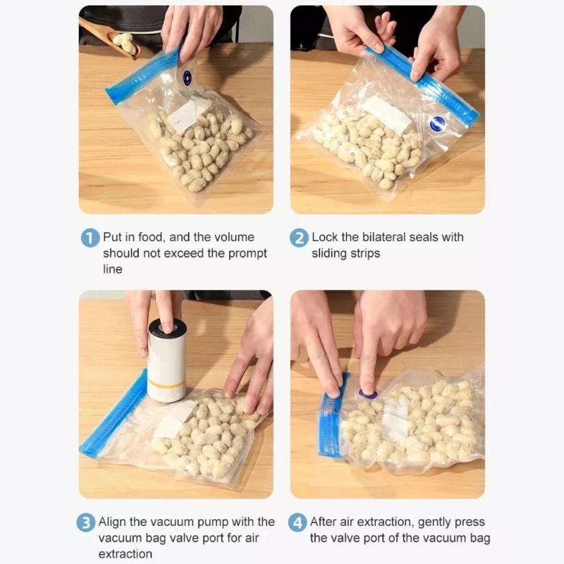 Potente pompa per vuoto elettrica portatile Mini pompa per sottovuoto Mini sigillatrice per vuoto materiale plastico per la conservazione degli alimenti