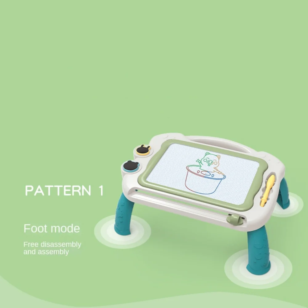 Colorful Magnetic Drawing Board Painting Table Leg Doodle Board Erasable Graffiti Erasable Magnetic Graffiti Board Kindergarten