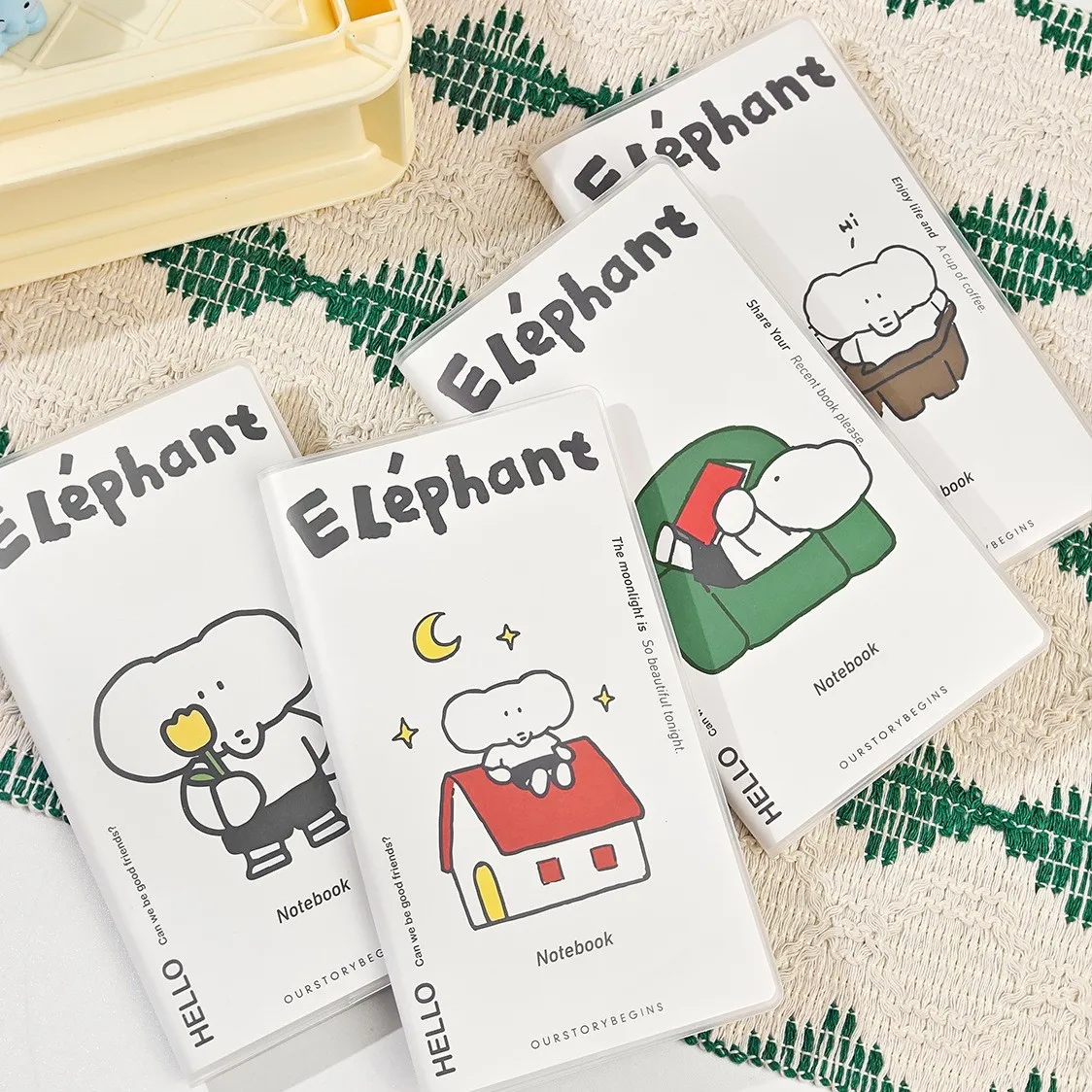 100pcs Portable H5 Rubber Set Book Mini Horizontal Line Book Portable Notepad Small Fresh Student Stationery Cute Notebook