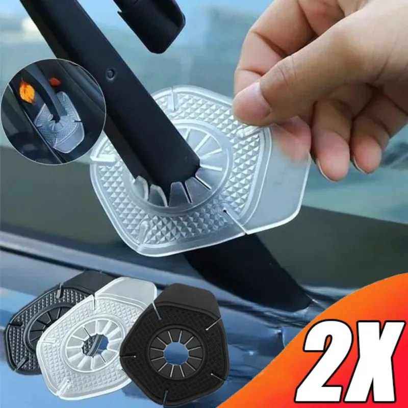 Car Windshield Wiper Hole Protective Covers Universal Wiper Dustproof Protection Bottom Sleeve Leaves Debris Prevention Cover