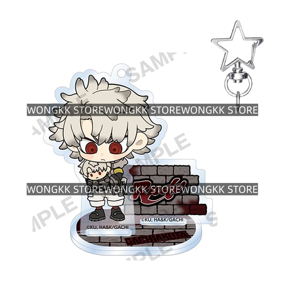 Gachiakuta Rudo Enjin Riyo Zanka Plush Ver 10CM Acrylic Stand Keychain 2026 New Anime Stand Desk Display Gift For Anime Fans