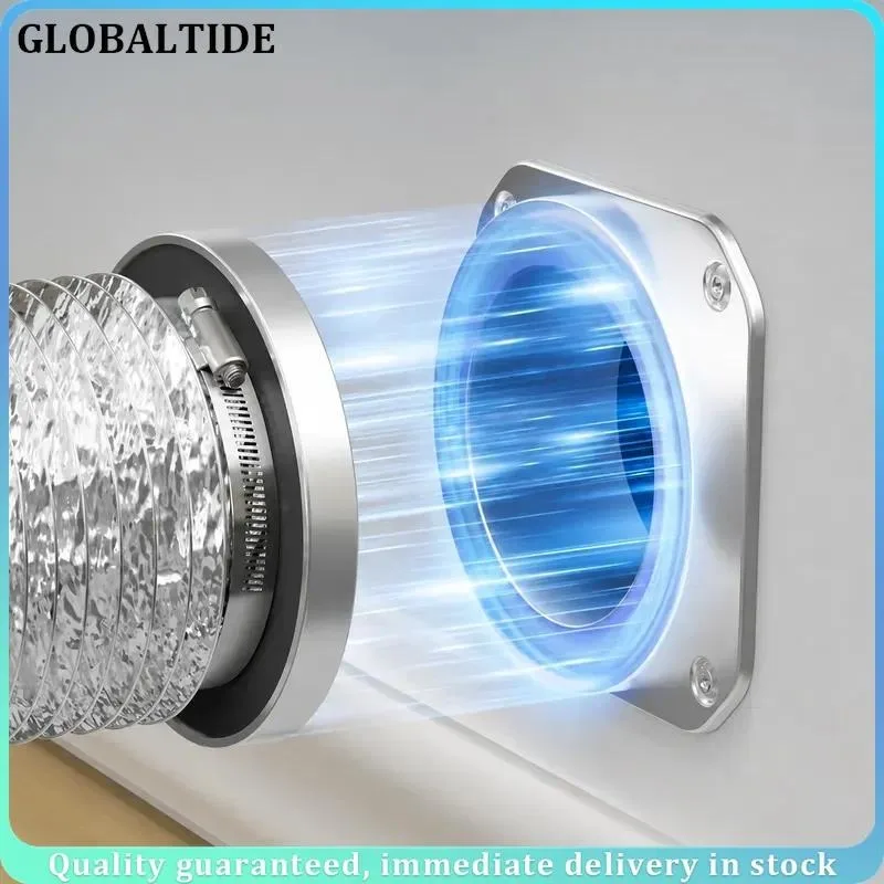 Flexible Magnetic Dryer Vent Kit Quick Connect Leak Proof Coupling Reinforced Connector Durable Hose Adapter for Laundry Room