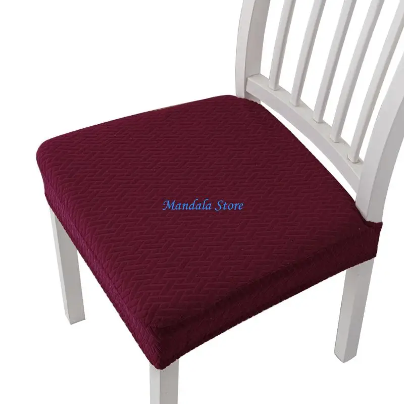 U2JC Stretchy Waterproofs Slip Resistant Chair Slipcovers for Home Hotel Dining Chairs Sturdy Polyester Spandex Fabric
