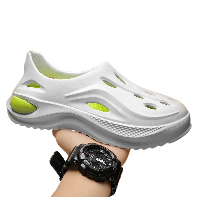 Мужская обувь Coconut Cave, новинка 2025, летняя одежда, тапочки с нескользящим носком на толстой подошве