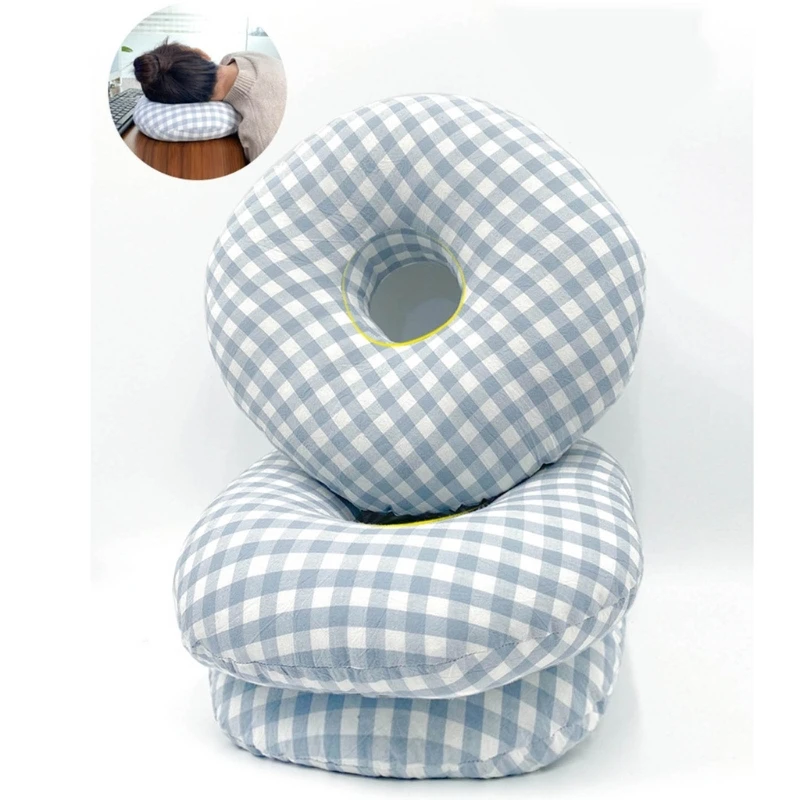 Side Sleepers Cushion Pillow with Hole for Side Sleeping, Neck and Ear Comfort Dropship