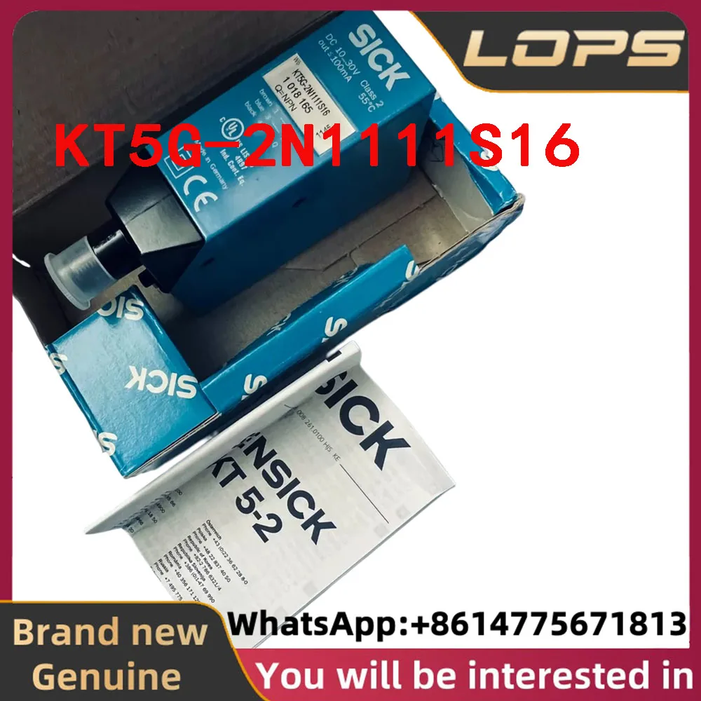 KT5G-2N1111S16 Brand new original SICK NPN color sensor, order number 1018165, welcome to consult