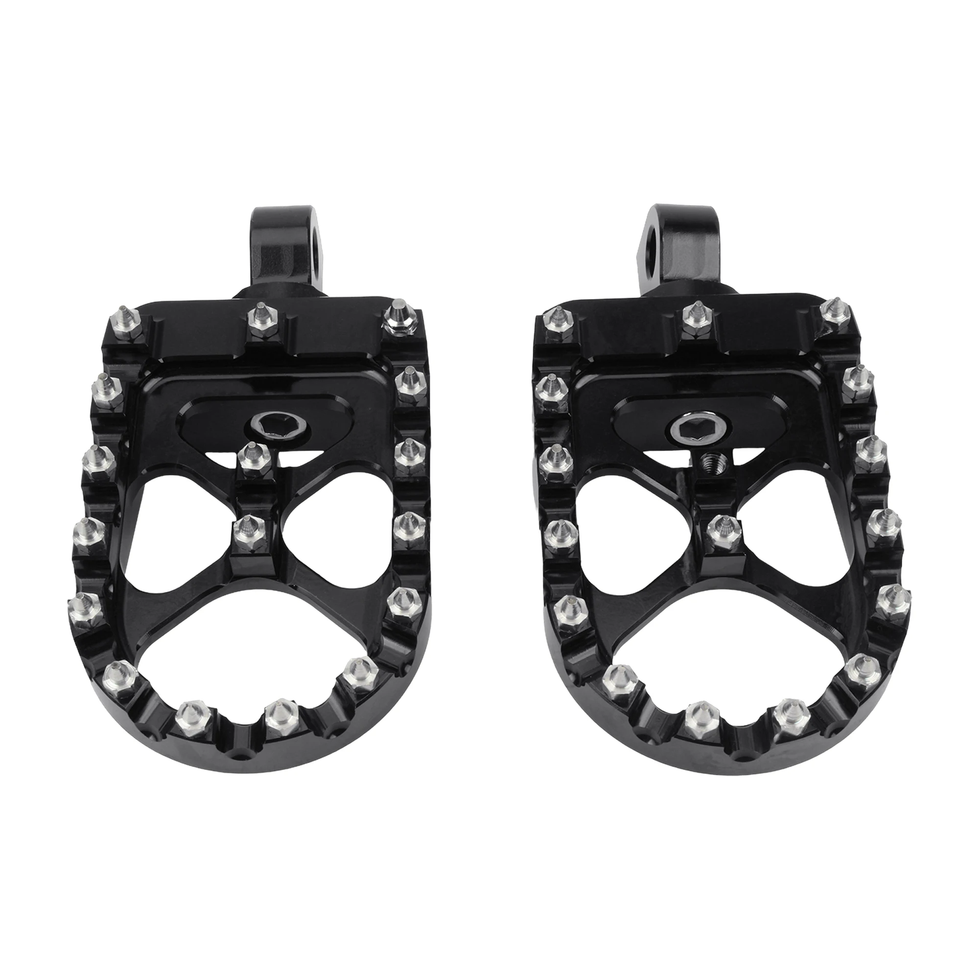 2Pcs 360° Roating Foot Pegs Motorcycle Footpegs For Harley Dyna Softail Fatboy Sportster Universal Modification Accessories