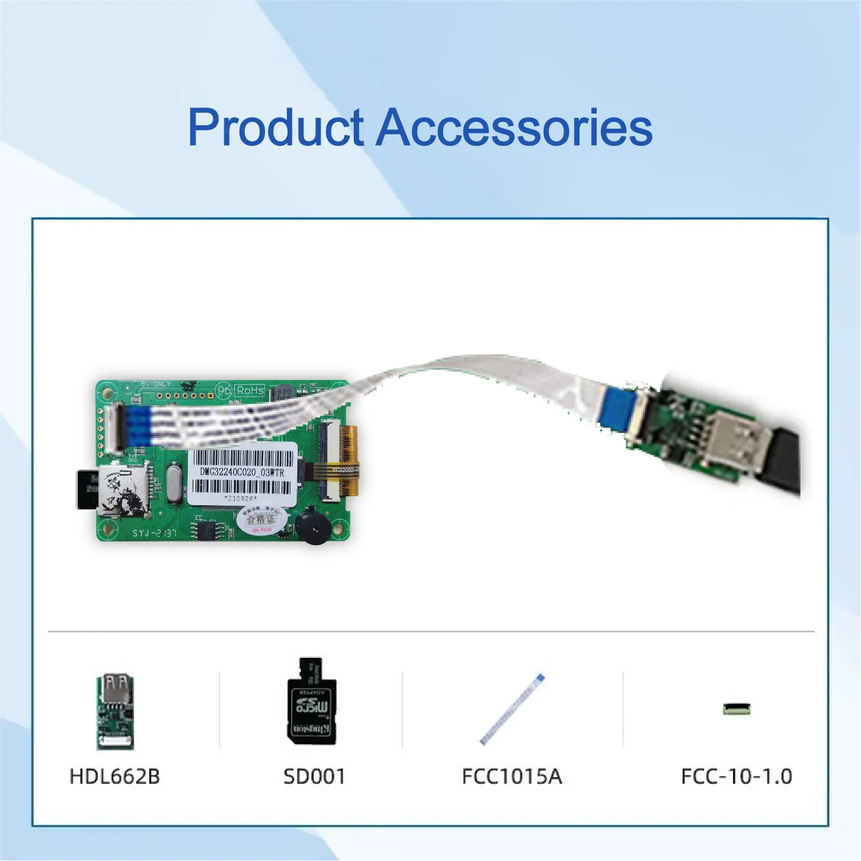 DWIN-Smart LCD Display Panel, Módulo Inteligente, Resolução 240x320 Pixels, 262K Cores, IPS, TFT, DMG32240C020 _ 03W, 2.0"