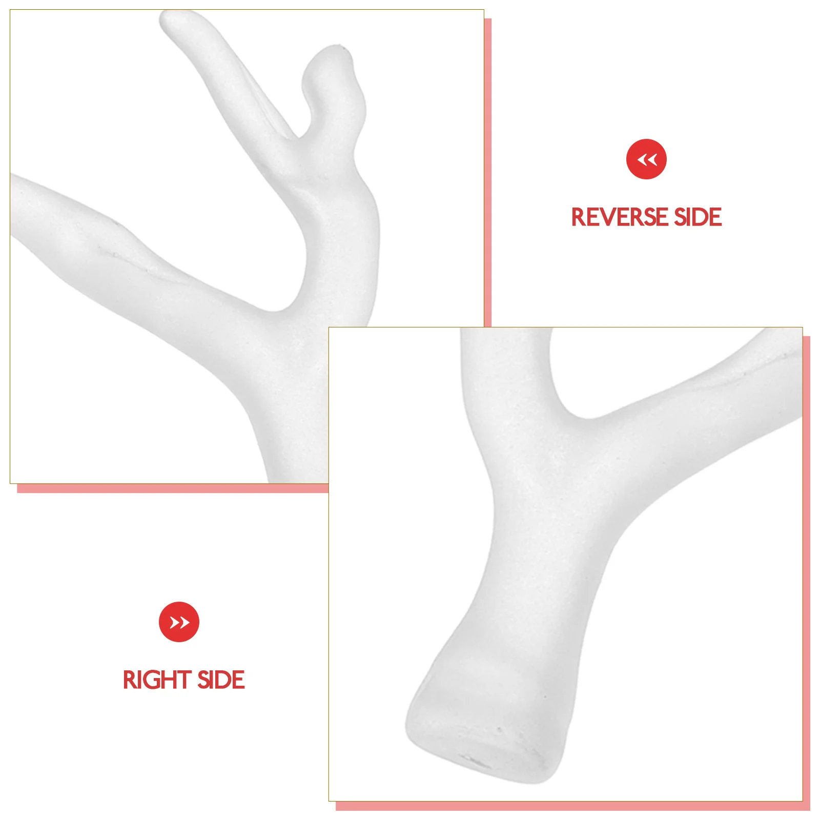 

50pcs Deer Antlers Headband Making Accessories Artificial Antler Decor For Diy Craft Embellishment Christmas Party Decoration