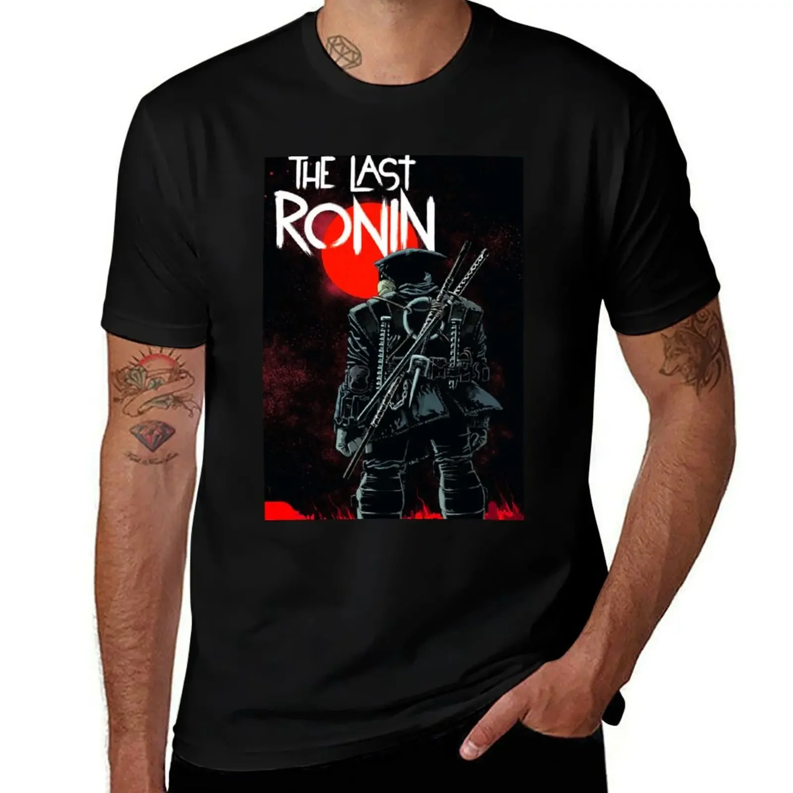 Last ronin T-Shirt man t shirt cotton graphic tees topping cheap stuff men workout shirt