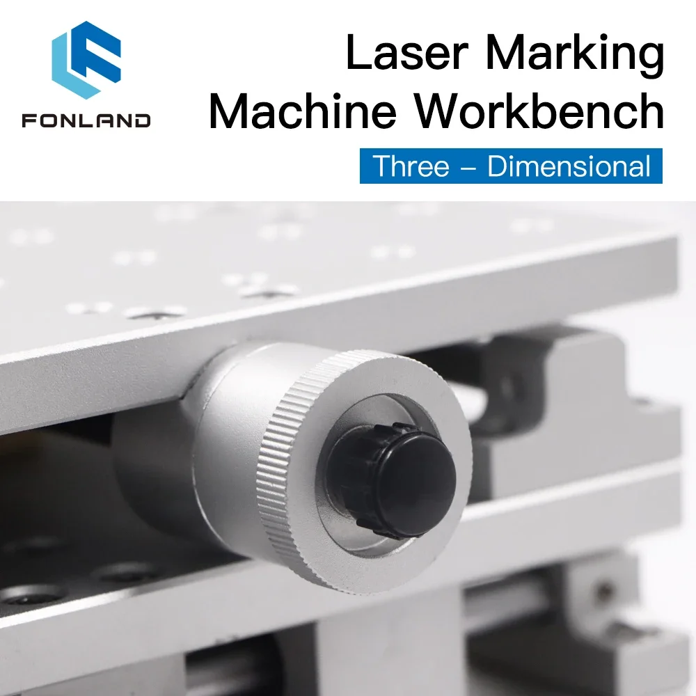 FONLAND 3D Laser Marking Machine Workbench XYZ Axis 210x150x150mm Height 150-275mm for Fiber Laser Machine Machine