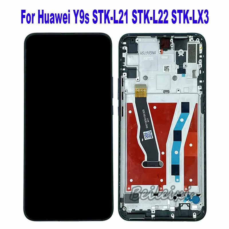 For Huawei Y9s STK-L21 STK-L22 STK-LX3 LCD Display Touch Screen Digitizer Assembly Replacement Accessory