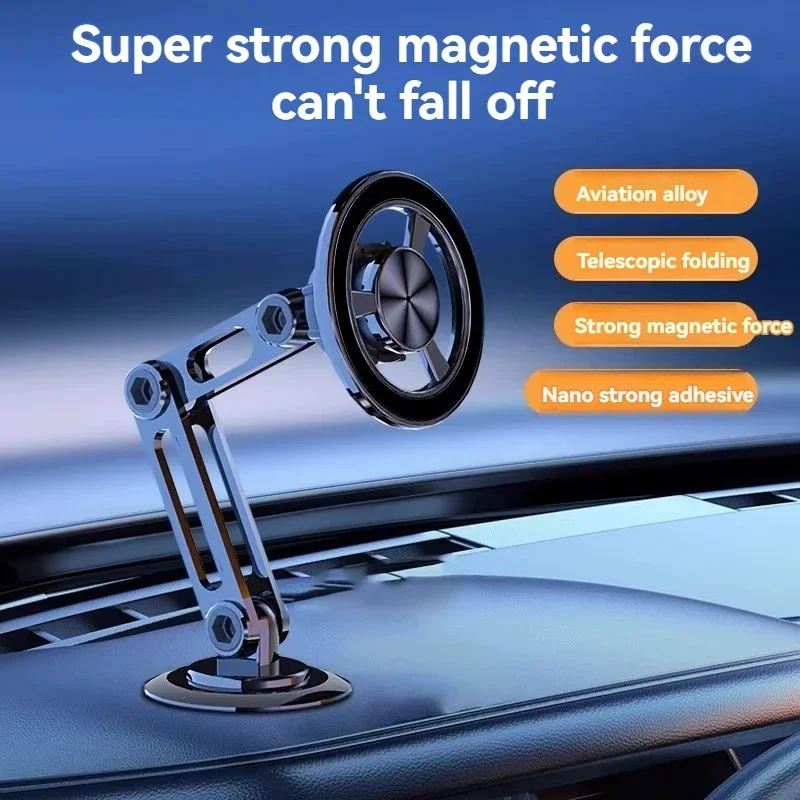 

Upgrade Magnetic Car Phone Stand Folding Floating Navigation Gimbal Head