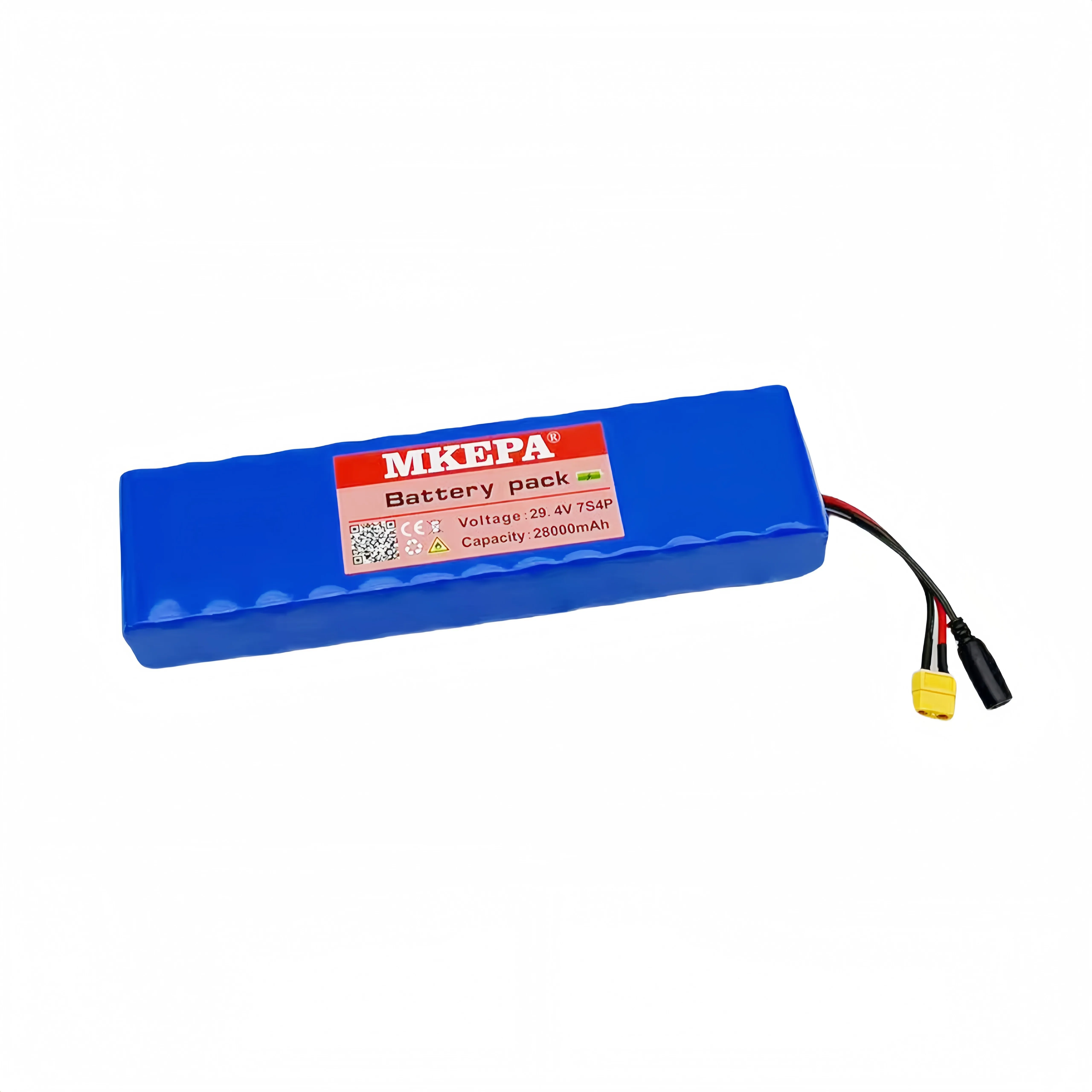 7S4P 29.4V rechargeable lithium-ion high-power 28000mAh 18650 battery pack