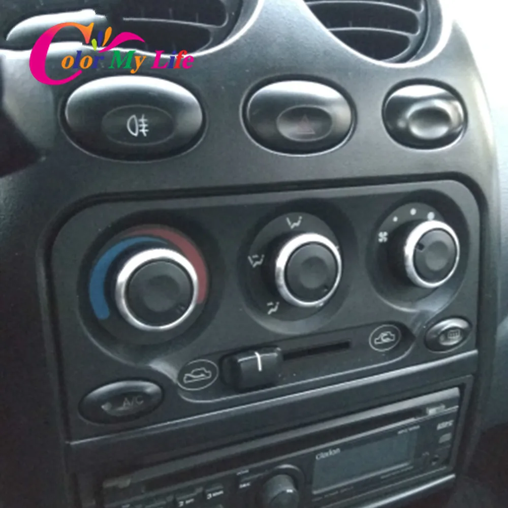 AC Knobs for Daewoo Matiz Chevrolet Joy Exclusive 98 Car Heater Heat Climate Switch Control Buttons Dials Frame A/C Air Knob