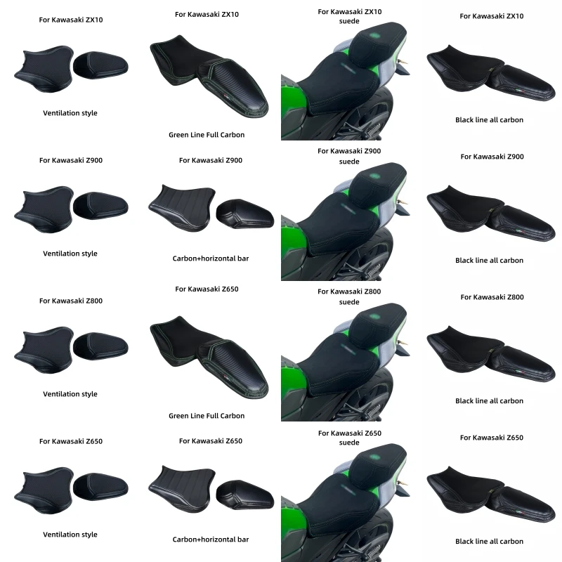 

Motorcycle seat cushion cover front back seat protection cover All-season for Kawasaki Z 900 800 650 ZX 10 Z900 Z800 Z650 ZX10