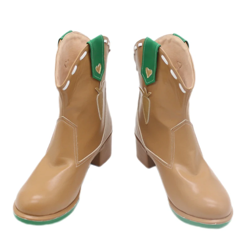 Juego Pretty Derby Rice Shower, zapatos de Cosplay, botas, asesino negro con rotura de registro para fiesta de Halloween, mujeres y hombres adultos