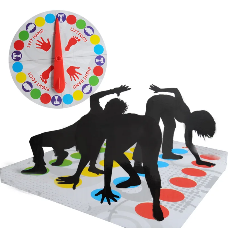 Jeu de Twister pour ixen Famille, Jouet d'Niket d'Extérieur Amusant, pour Torsader le Corps, pour Enfant et Adulte, Sportif Interactif, Aide de Groupe