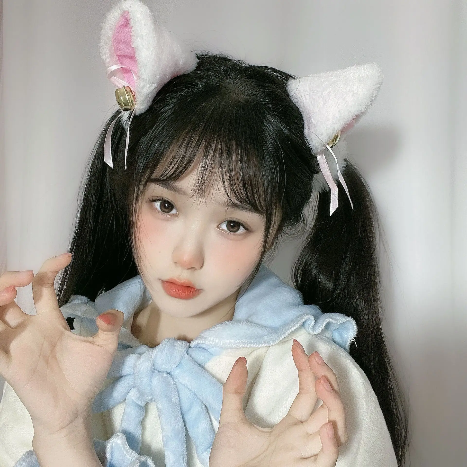 New Lovely Cat Ear Hairwear Girls Anime Cosplay Costume Plush Hair Band Night Party Club Bar Decorate Headbands Hair Accessories