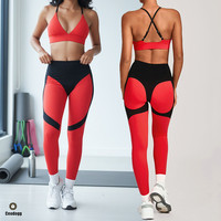 Pad Yoga Sets Women Adjustable Back Cross Sports Bras High Waist Leggings Gym Clothing Outdoor Running Fitness Suit XP128