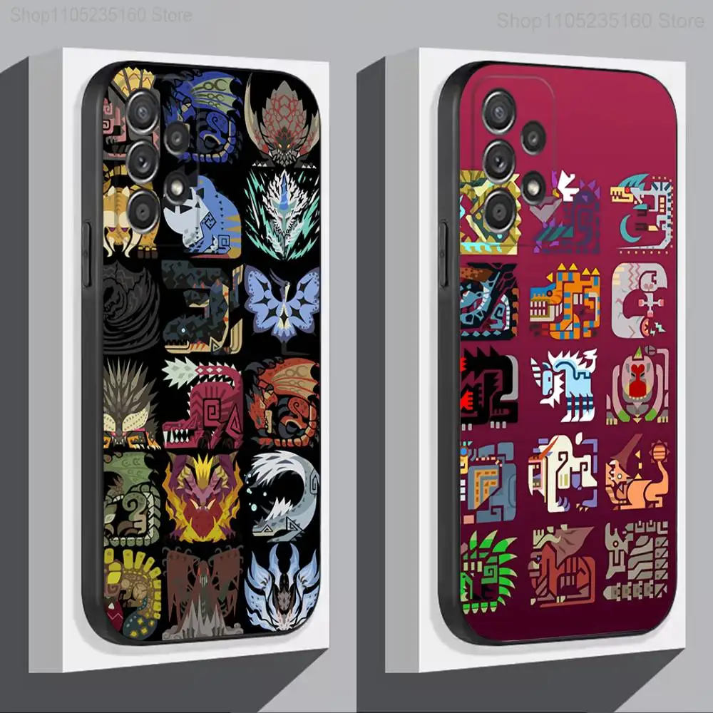 

Game M-Monster-Hunter-r For Samsung S 25,24,23,22,30,21,10,9,Ultra,Plus,Lite,FE,4,5G Phone Case Black Soft Case