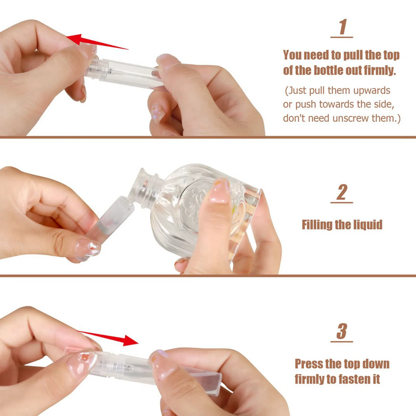 120PCS 5Ml Mini Spray Bottle, Mini Clear Plastic Spray Bottle Empty,Fine Mist Refillable Perfume Bottle,Perfume Atomizer