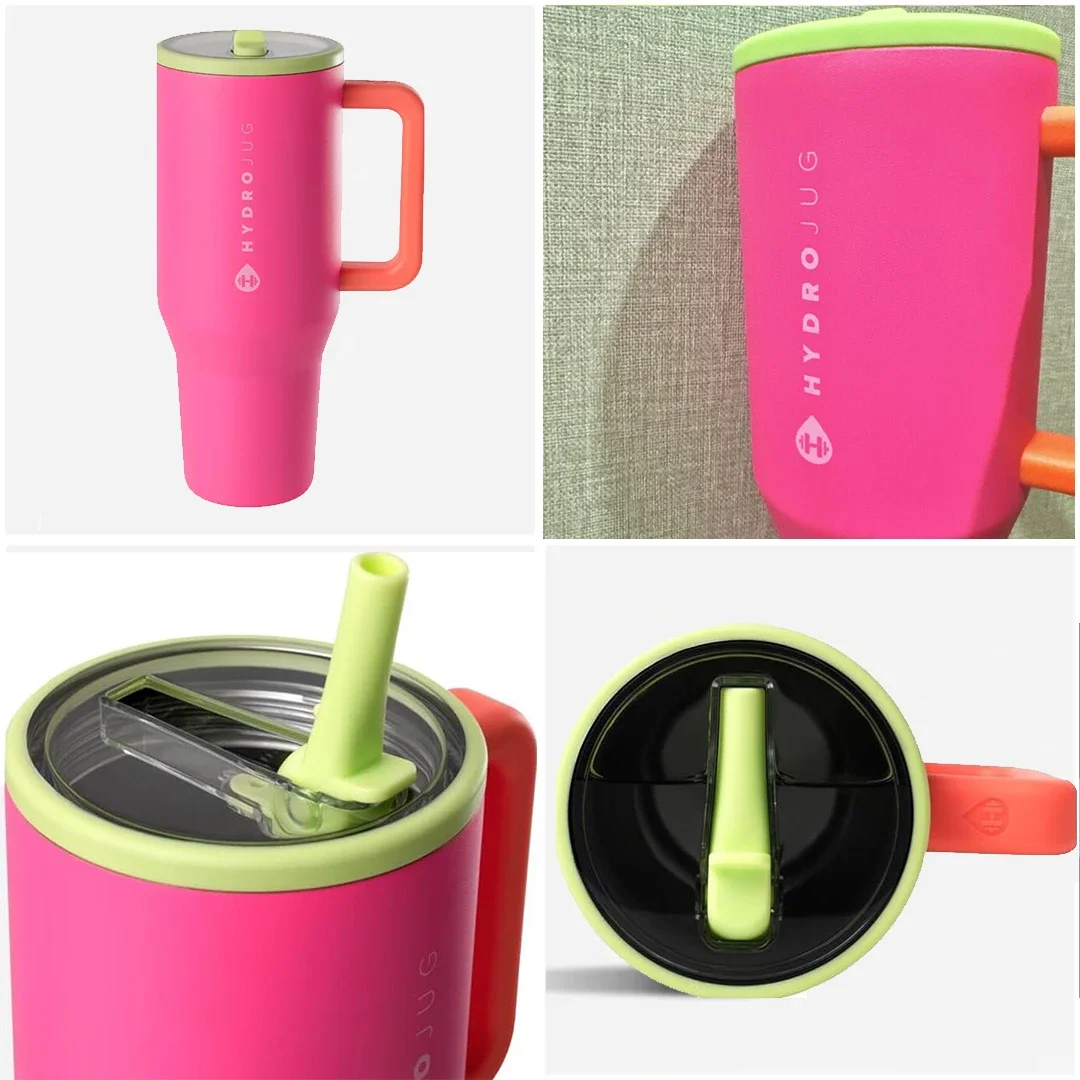 Original HydroJug Traveler 32OZ tumbler Straw Lid Stainless Steel Vacuum Insulated Car Mug Double Wall Thermal Iced Travel Cup