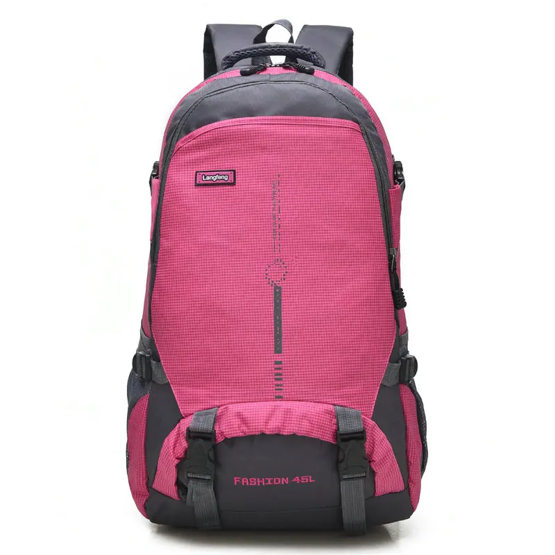 Mochila de Caminhadas ao ar livre para Homens e Mulheres, Impermeável, Respirável, Viagem de Lazer, Coreano, 45L, Novo