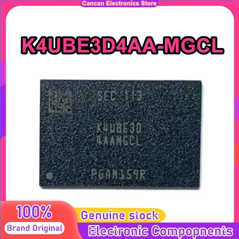 K4UBE3D4AA-MGCL FBGA200 4G LPDDR4X 4266Mbps Mobile and tablet operating memory IC New Original in Stock