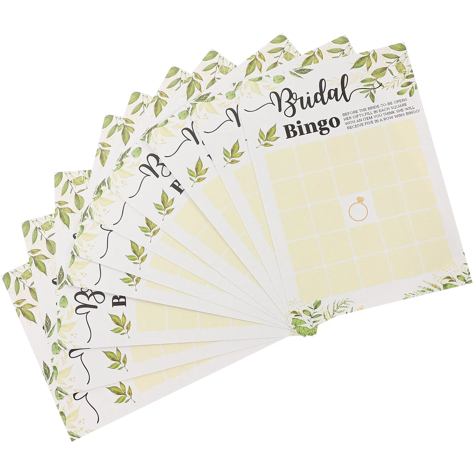 

10 Wedding Cards Elegant for Bridal Engagement Party Games Shower Party Supplies Engagement Anniversary Games Fun Props