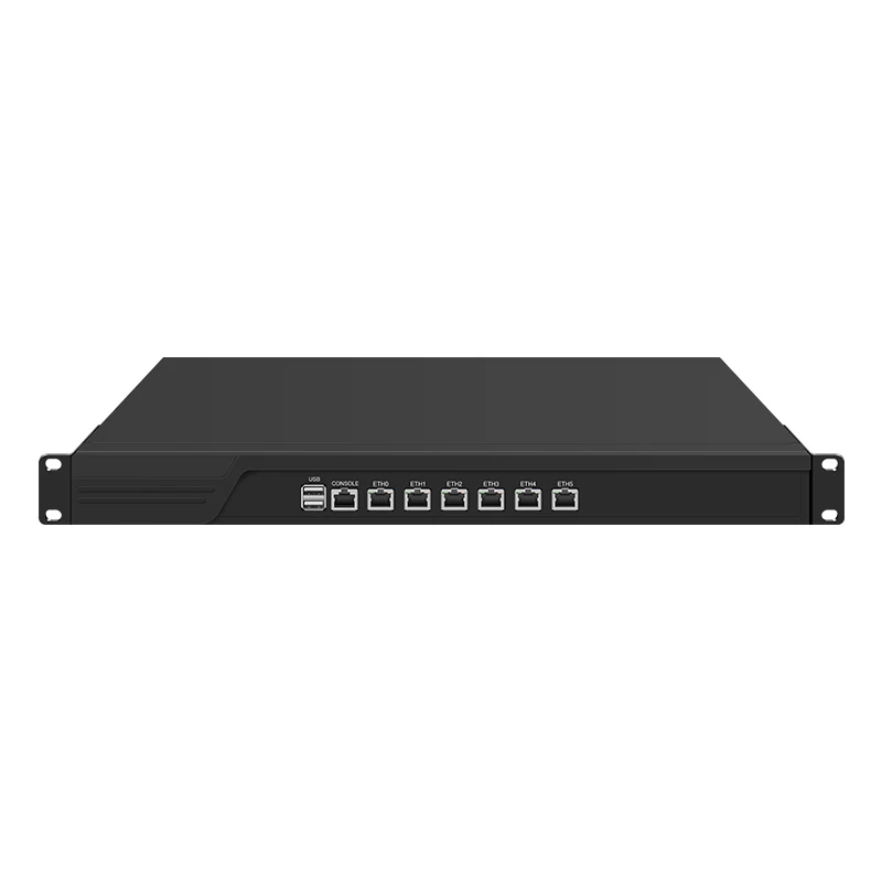 Zynshield 1U Rackmount Firewall OPNsense PfSense OpenWRT J1900 6 1G LAN