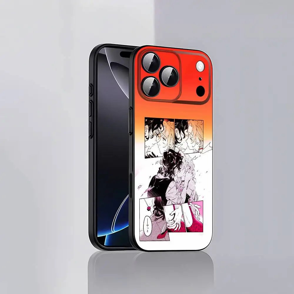 حافظة هاتف T-Tgswiiinyaa K-KiniOto M-MitsuAya Mitsuki Aya لهاتف iPhone 17,16,15,14,13,12,Pro,Max,Plus,E,SE4,Air,Mini Black Cover