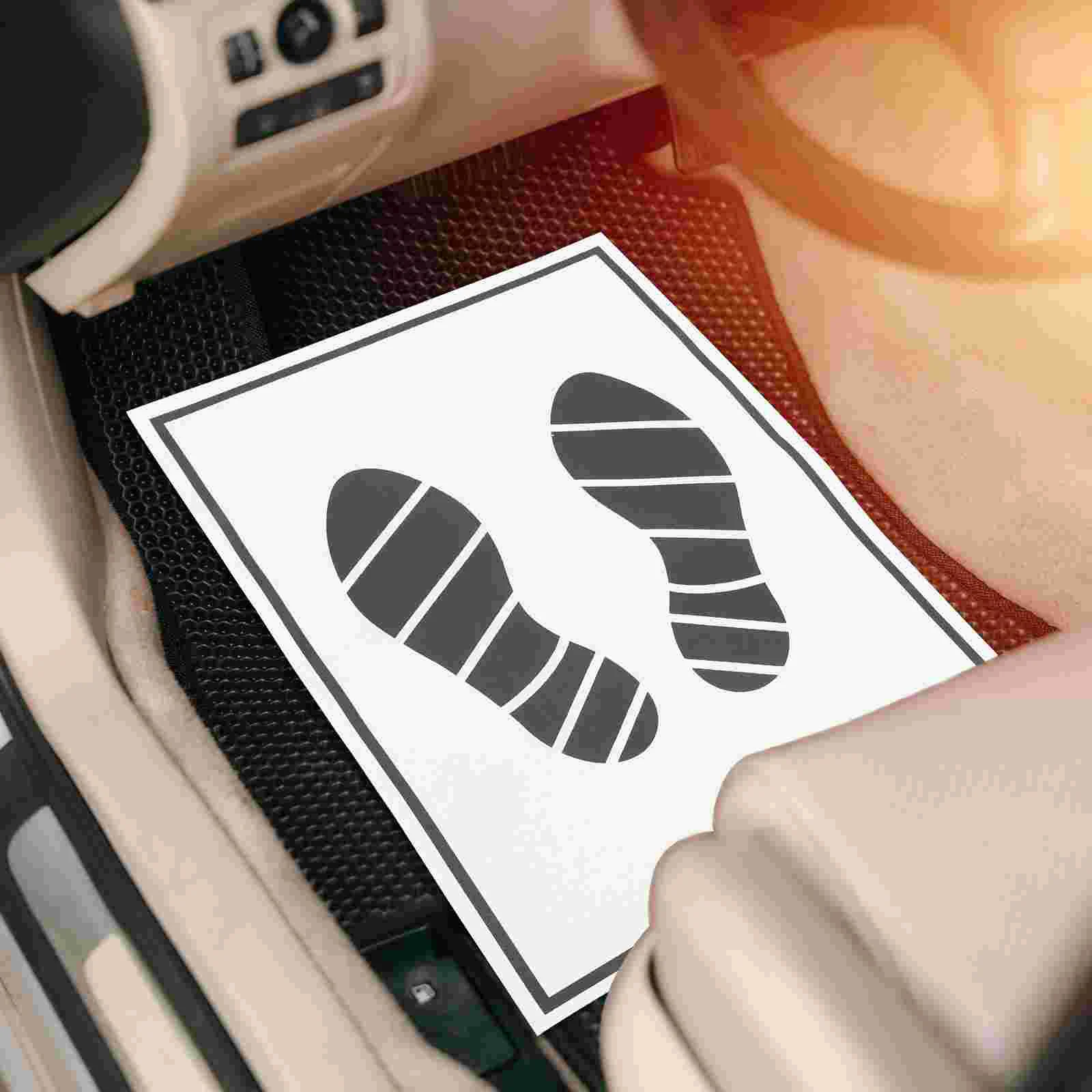 100 Pcs Floor Paper Auto Mat Car Protection Vehicle Foot Pads Mats for Cars Large