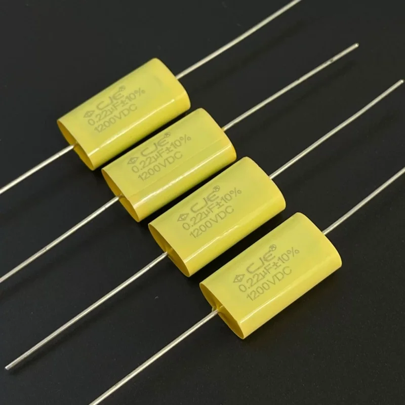 Capacitor de filme de proteção não absorvente, Pin de cobre IGBT, CJE, 0,22 UF, 0,47 UF, 1200V, 5pcs