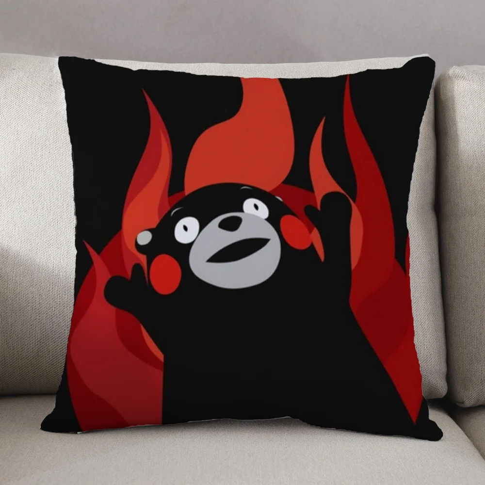 Personalized Gifts Kumamon Pillow Covers Decorative Cushion 45x45 Cushions Cover Decorative Pillows for Sofa Home and Decoration