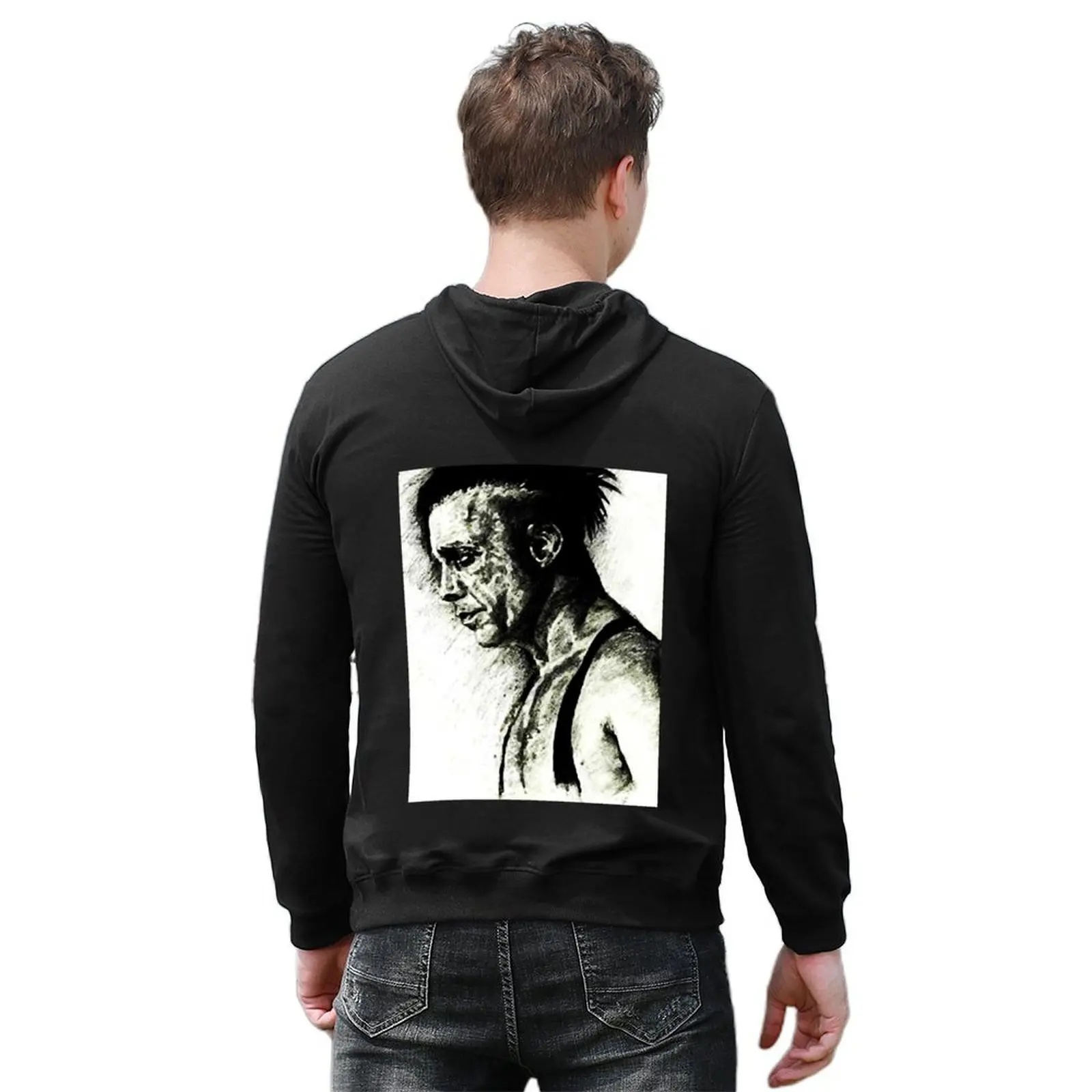 أفضل تتجه راملز تيل ليندمان هوديي الرجال الملابس مقنعين قميص الرجال الشتاء سترة الرجال الملابس هوديي رجل