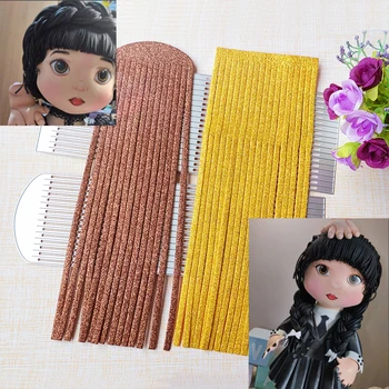 Novo 26cm borlas longas, corte de cabelo dados scrapbook decoração em relevo álbum de fotos decoração cartão fazendo artesanato diy