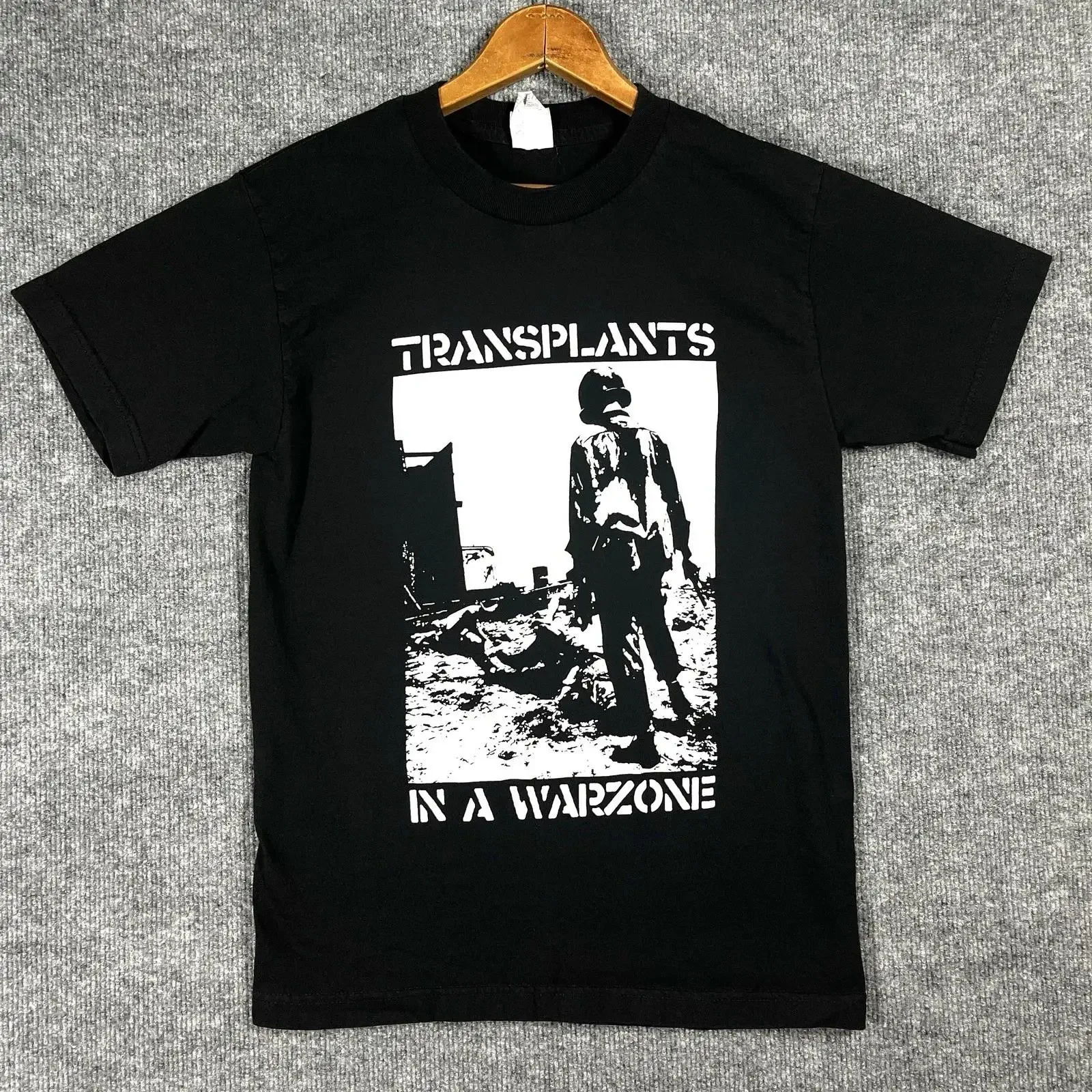 VINTAGE Transplants In A Warzone T Shirt Herren Small Punk Y2K Band Tour vintage Washed graphic Stylish Stretched Breathable
