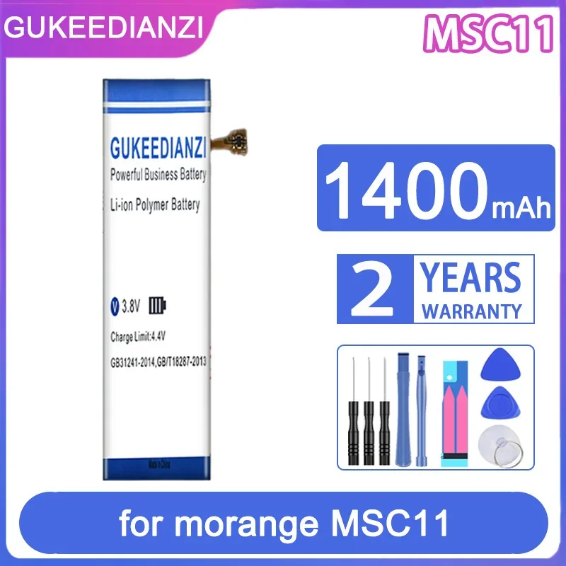 

GUKEEDIANZI Replacement Battery 1400mAh for morange MSC11 Handheld Electronic Still Camera