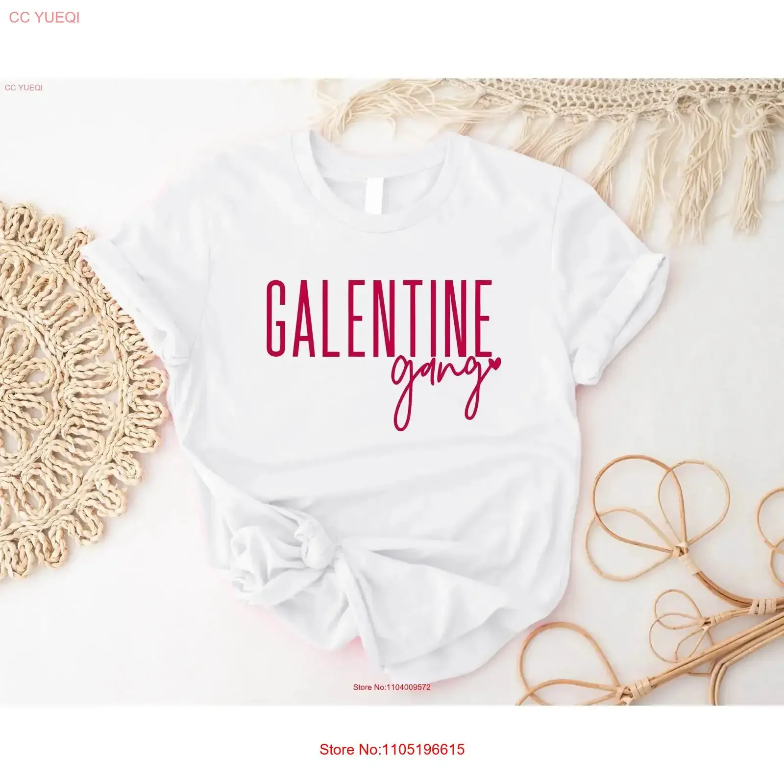 

Galentine Gang T shirt Galentine's Day Best Friend Valentines Valentine Besties Cute Anti vintage Washed graphic Stylish Unisex