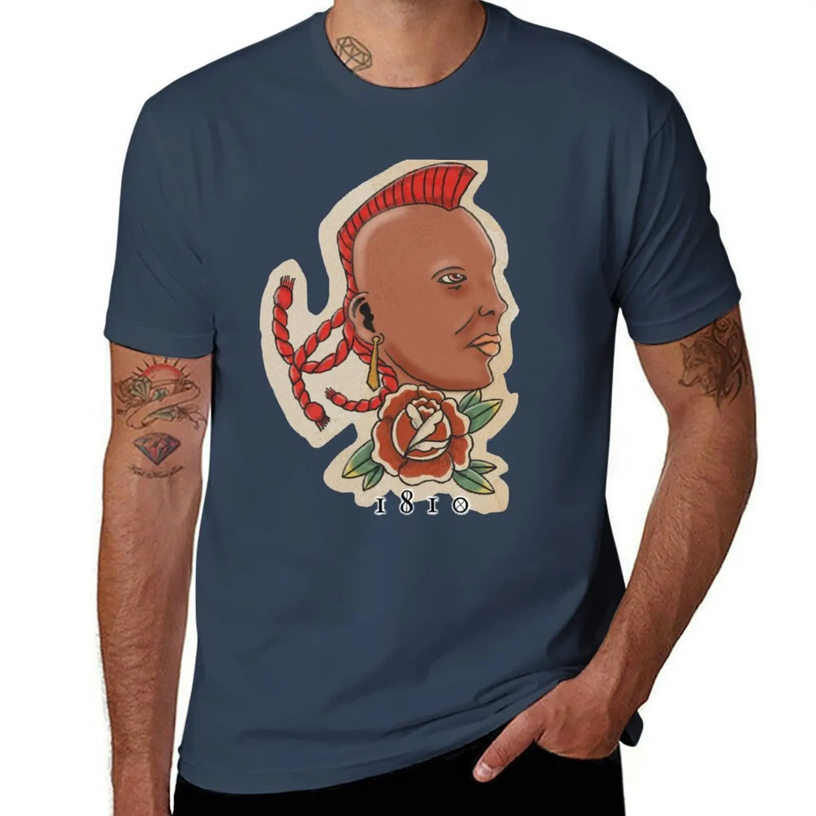 

Mohawks and tomahawks T-Shirt Plus Size Short Sleeve T-Shirt