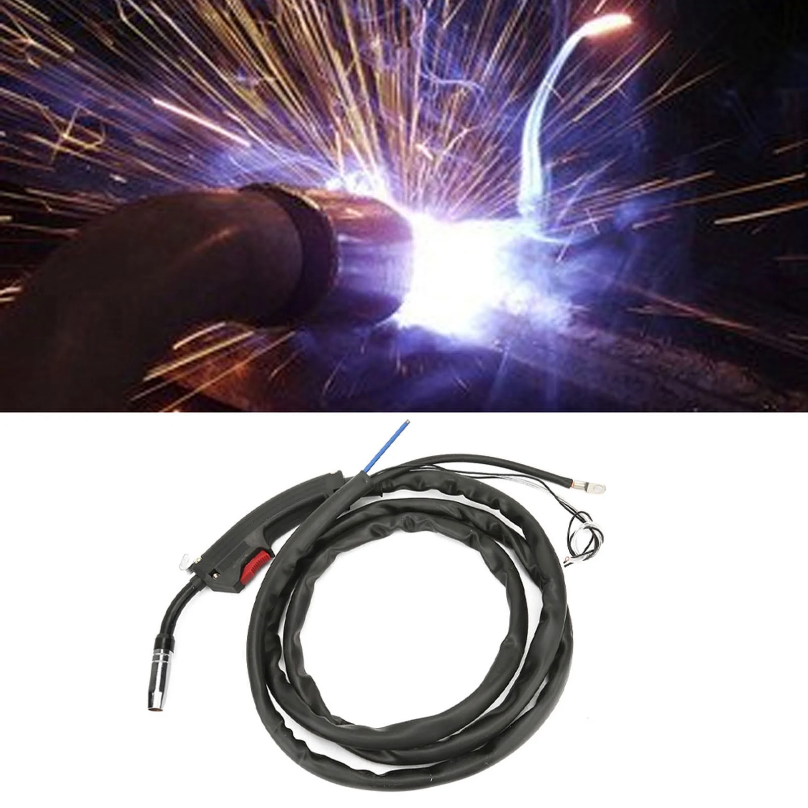 

14AK MB14 CO2 Gas Protective Welding Gun Assembly 2 Meters Fit for MIG130 0.8~1.2mm