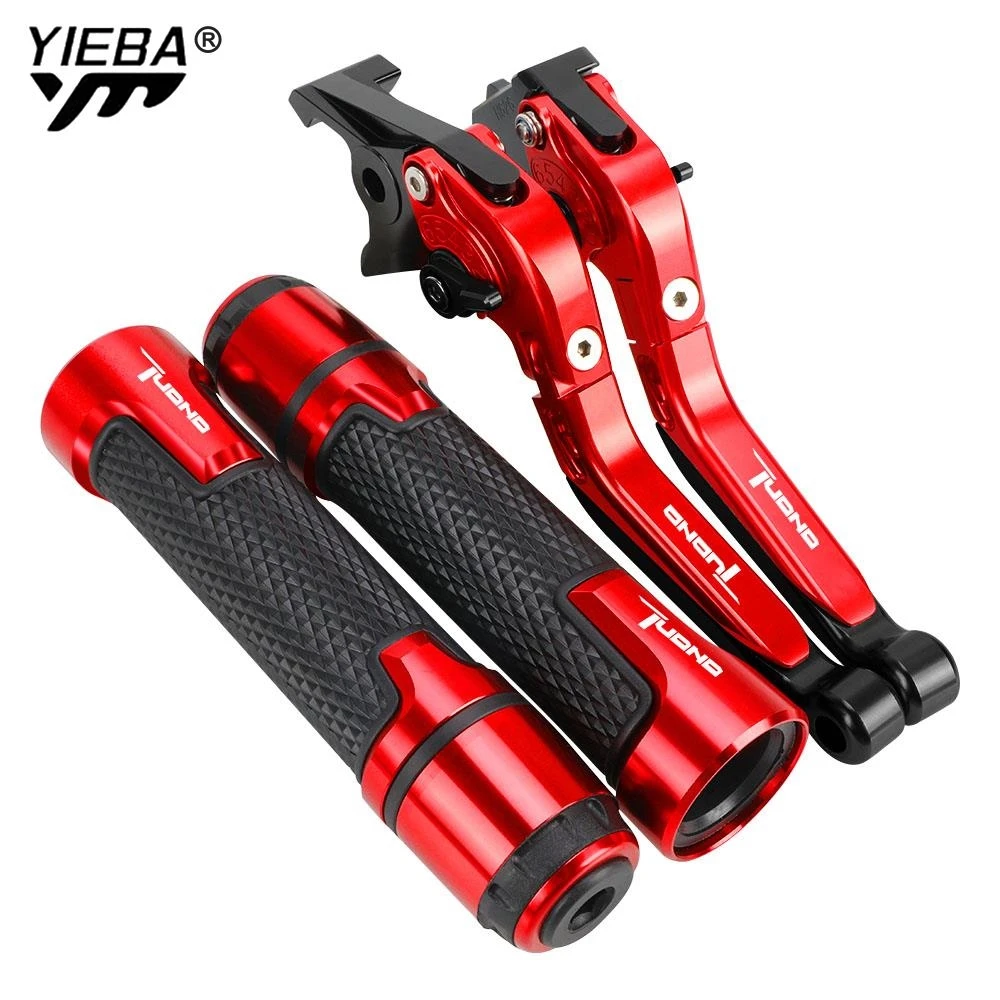 FOR Aprilia TUONO V4R FactoRy 2011 2012 2013 2014 2015 2016 Motorcycle CNC Adjustable Brake Clutch Levers Handbar Ends Grips