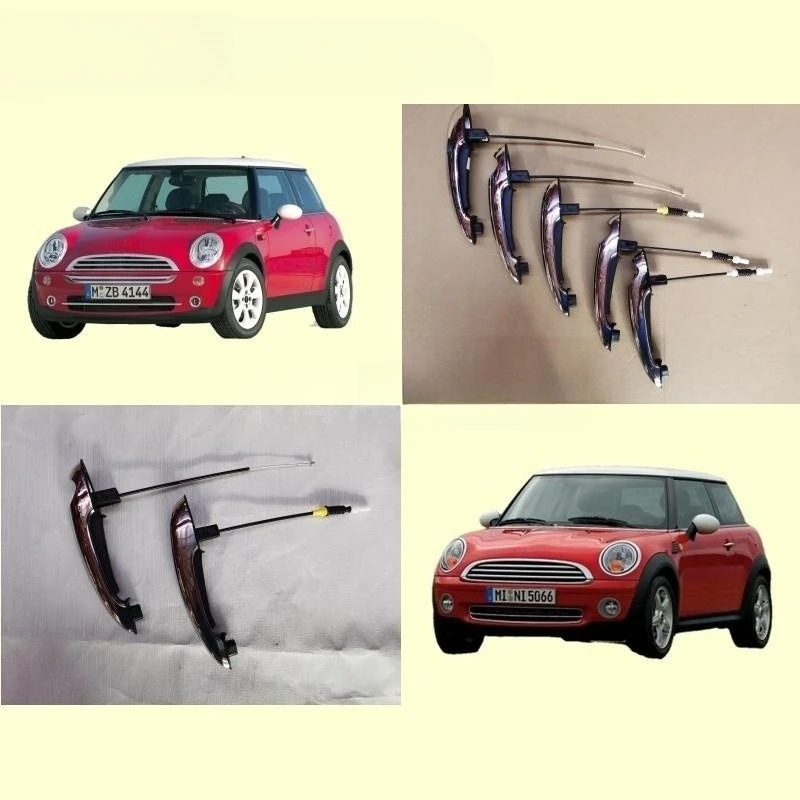 For BMW MINI Cooper Exterior Door Handle Chrome Plated Replacement Left Right Side Auto Accessories Car Styling Automobiles Part