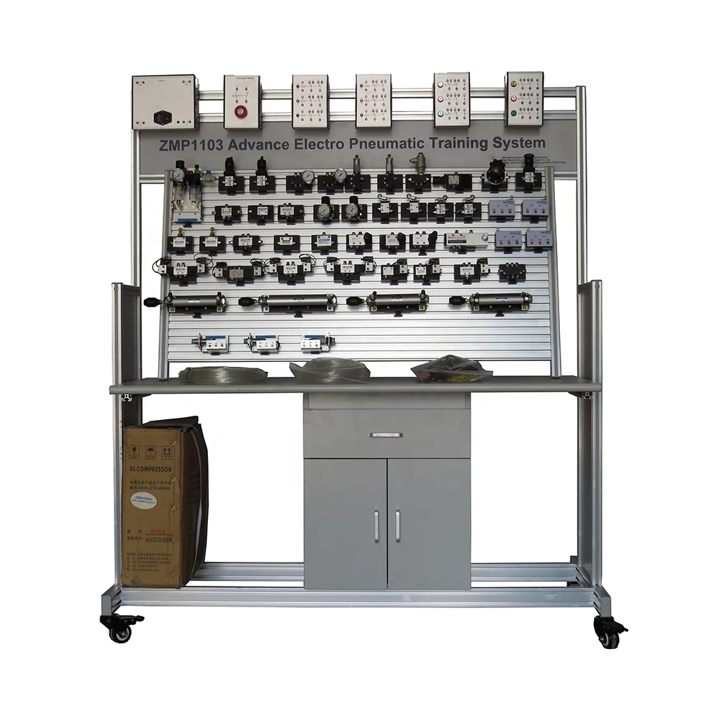 PLC Electro-Pneumatics Training Set Mechatronics Teaching Equipment for Vocational Schoolsnt
