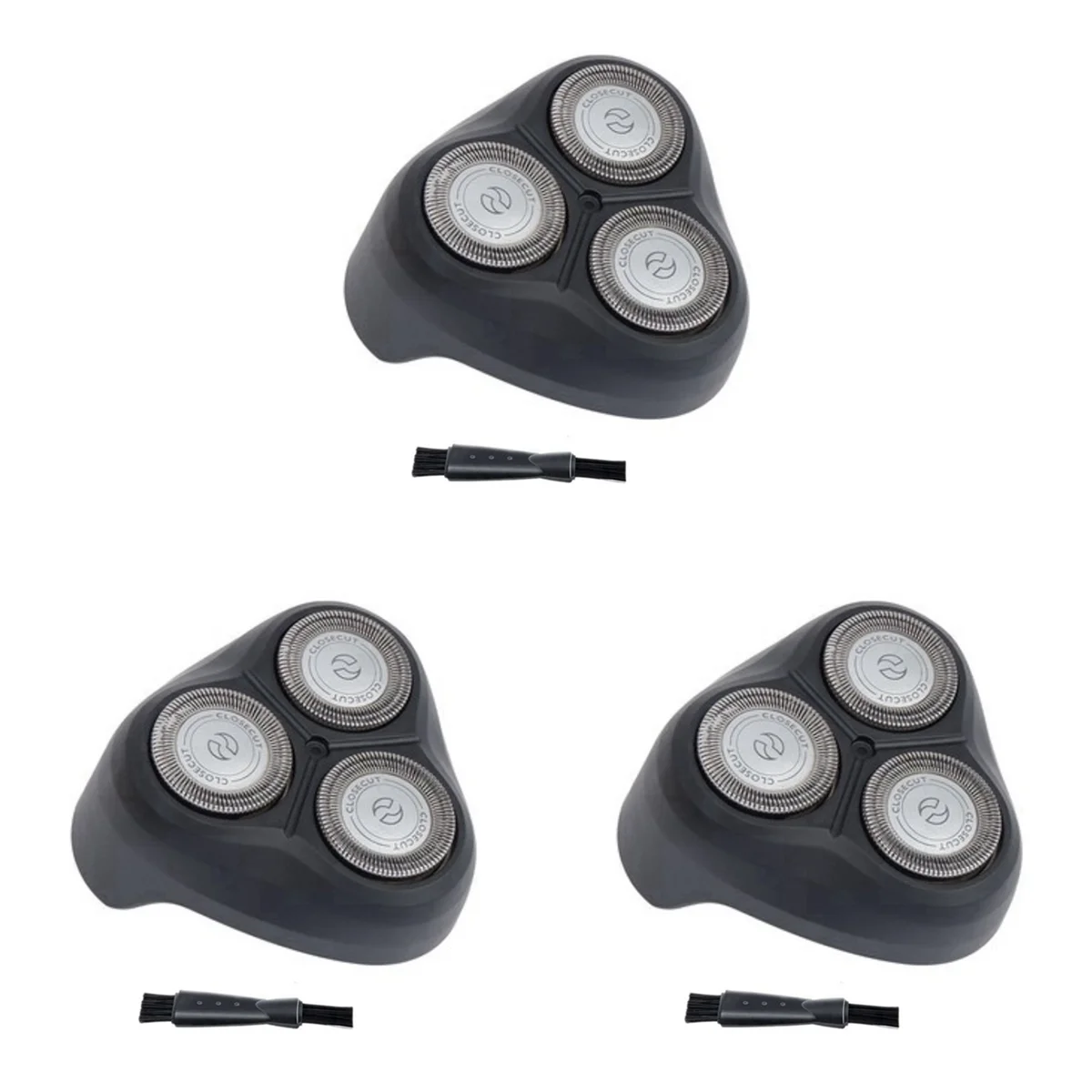 3X Replacement Shaver Head for AT610 AT620 FT618 FT658 FT688 FT600 Electric Shaving Blade Accessories